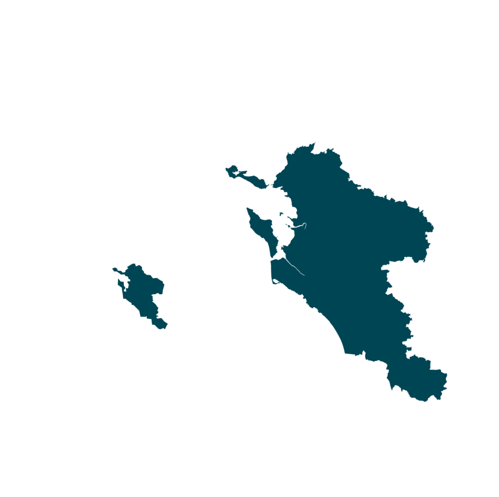 la Charente-Maritime sur une carte