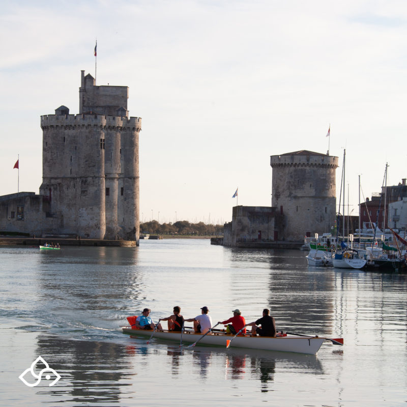 Les tours de La Rochelle vues depuis le port